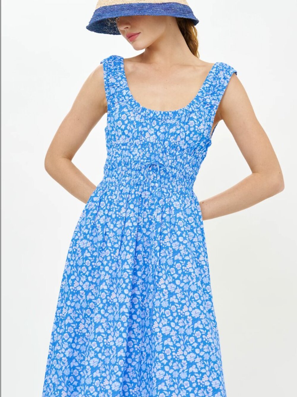 Olpihant Harper Dress- Ditsy Blue- Size Small